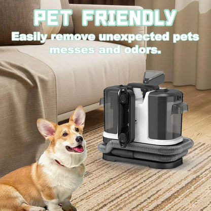 Spot Cleaner Handheld Carpet Cleaner for Sofa Curtain Pet Hair Spray Suction Integrated Machine Clean Machine