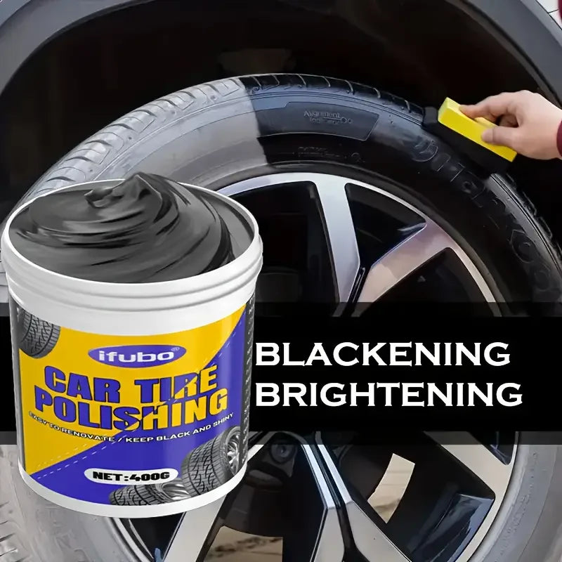 Car Plastic Repair Wax - All-in-One Scratch Remover, Tire Shine Cleaner and Interior Detailing Protectant for Car Trim, Rims