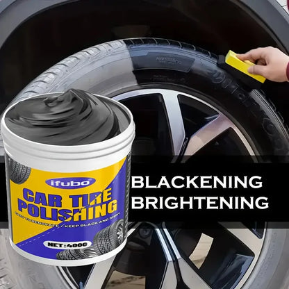 Car Plastic Repair Wax - All-in-One Scratch Remover, Tire Shine Cleaner and Interior Detailing Protectant for Car Trim, Rims