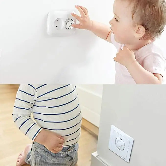 Baby Safety Child Electric Socket Outlet Plug Protection Security Two Phase Safe Lock Cover Kids Sockets Cover Plugs