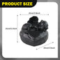 Wooden Cat Urn Pet Cremation Urn Organizer Sculpture for Ash Memorial Keepsake Box Memorial Pets Gift Supplies Storage Container