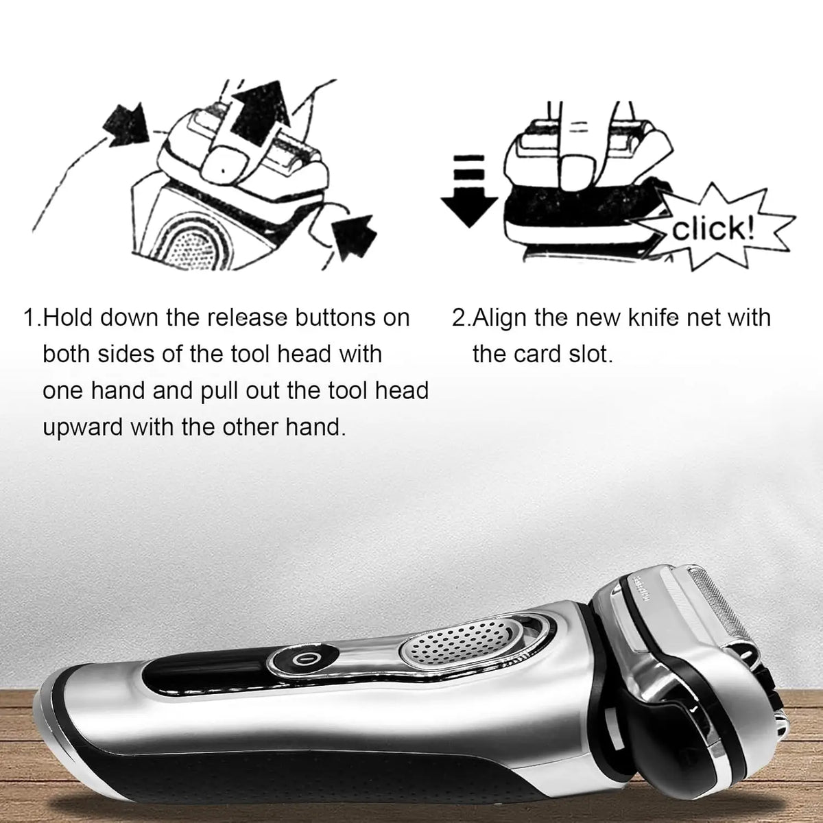 New 94M Shaver Replacement Head Compatible with Braun Series 9 Pro 9290cc 9291cc 9370cc 9376cc 9293s 9260s Electric Razors