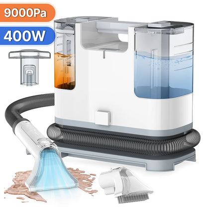 Spot Cleaner 750W 11/15KPa Handheld Carpet Cleaner for Sofa Curtain Spray Suction Integrated Machine Household Clean Machine