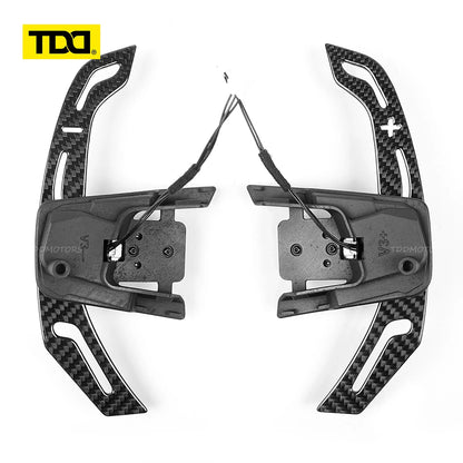 TDD Carbon Fiber Magnetic Paddle Shifters for Volkswagen GTI Golf 7 Golf R MK7/7.5 VW Scirocco Arteon Shift Paddle Extensions
