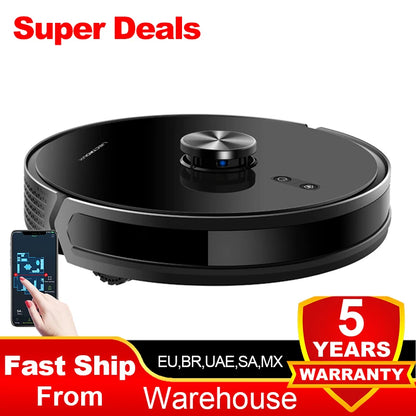Robot Vacuum Cleaner Liectroux/LILIN X6,Laser System,Multiple-Floor Maps,Restricted Area Setting for Home Carpet Cleaning