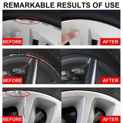 Alloy Wheel Repair Kit for Rim Scratch Removal Oxidation Protection and Shine Restoration
