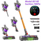 Honki 78KPA Cordless Vacuum Cleaner with LED High Power Strong Suction Wet and Dry Handheld Vacuum Cleaner for Pet Hair Carpet