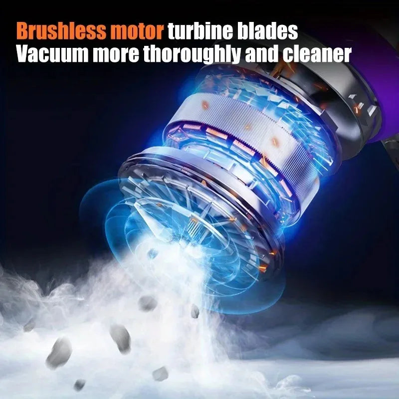 30000PA Brushless Vacuum Cleaner Cordless Brushless Motor | Handheld | 4-In-1 | Suitable for Cars, Homes, Offices, and Camping