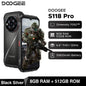 Global Version DOOGEE S118 Pro 5G Rugged Phone Dimensity 7050 10800mAh Battery 6.6'' FHD 120Hz 8GB RAM 512GB ROM Cell Phone NFC