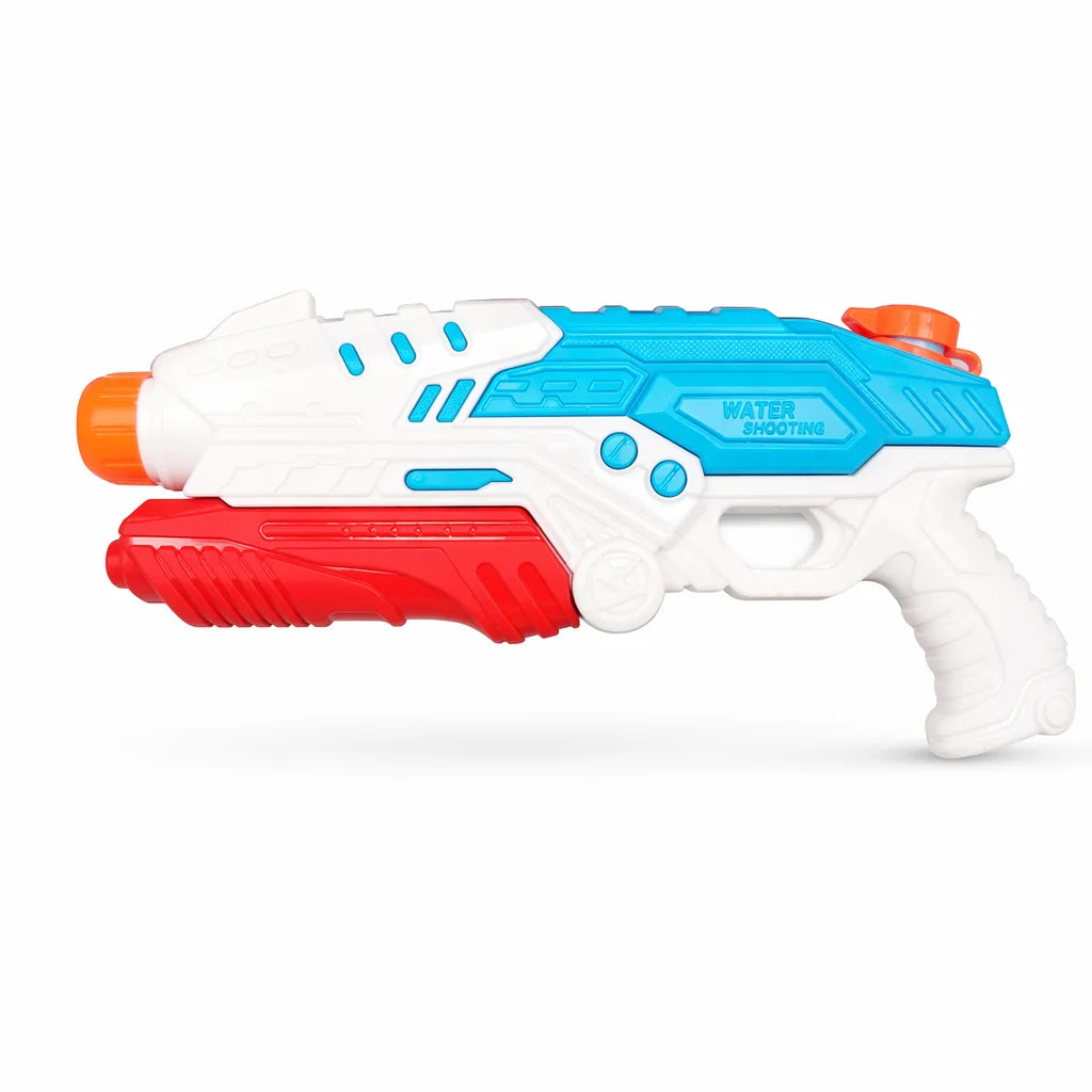 Pack of 2 - 33cm High Pressure Water Gun, Pumping Water Launcher for Children and Adults, Long Range Summer Toy for Beach and Pool, Water Battle Gift