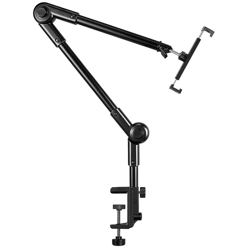 Xb08 Metal Tablet Stand 360 °   Rotating Long Arm 10kg Heavy-Duty Bedside Desktop Lazy Stand Compatible with iPad 4.6~ 12.9inch and Mobile Phones