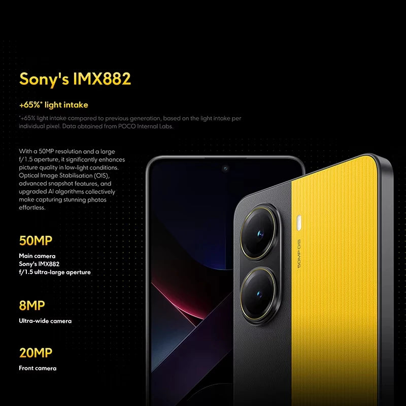 POCO X7 Pro 5G NFC 256GB 12GB 512GB Dimensity 8400-Ultra 6.67" 120Hz Display 6000mAh 5G NFC