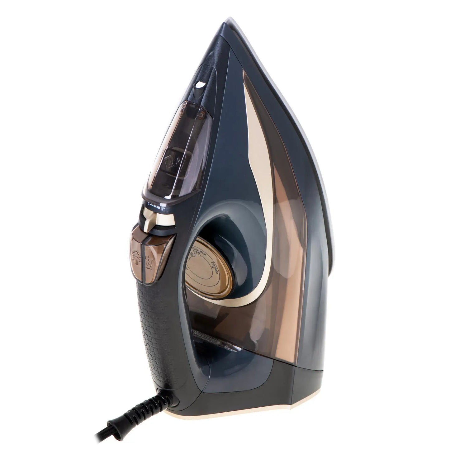 3400W steam iron with ceramic auto-off anti-drip anti-calc self-clean steam stroke 80g/min. Washer