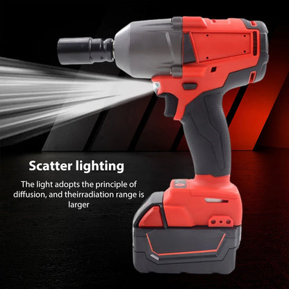 Fit For Milwaukee Battery 1300NM Large Torque Cordless Wrench Brushless Electric Impact Wrench Repair Power Tools Car Truck