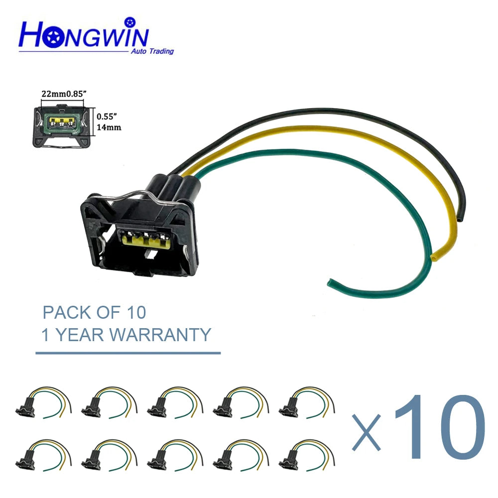 1/10PCS Crankshaft Camshaft Position Sensor Connector Plug For Hyundai Kia Chevrolet 6238325 90357491 96440319 96253544
