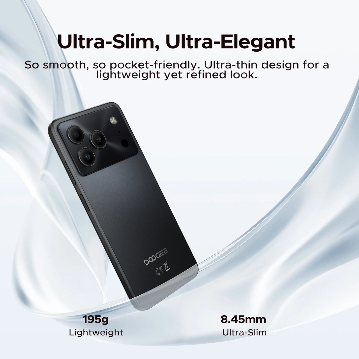DOOGEE Note56 Pro Smartphone 32GB+128GB Android 16 6150mAh Battery 6.56'' 90Hz Screen 13MP+8MP Widevine L1 NFC Cell Phone