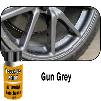 Automotive Wheel Touch-Up Paint (with Brush) Silver Black Rim Scratch Repair Pen Paint Car Accessories