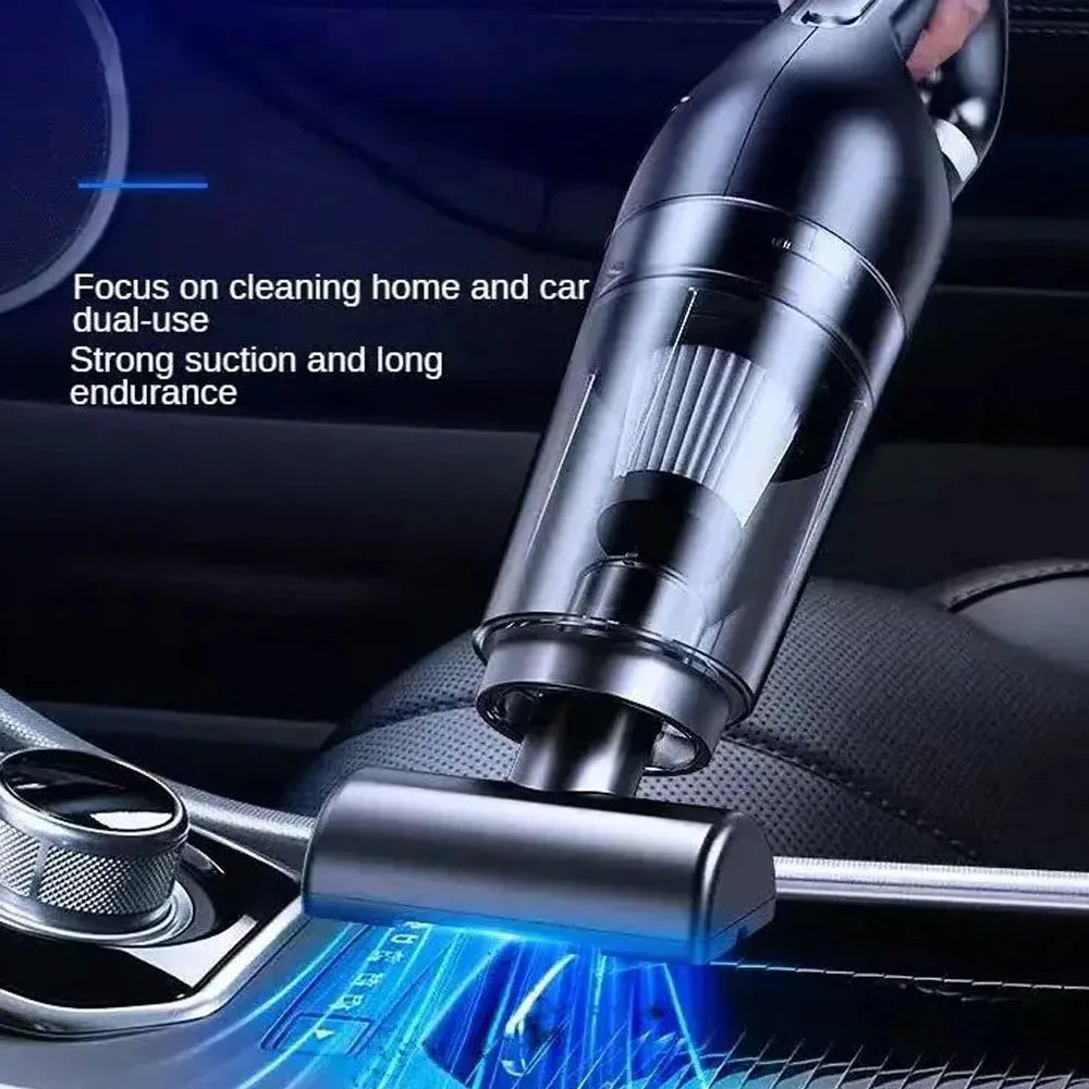 Handheld Vacuum Cleaner Rechargeable Portable Vacuum Cleaner Car & Home Dual Purpose Wireless Dust Catcher Pet Hair 10000PA 120W Powerful Suction  for cleaning carpets, seats, and floors