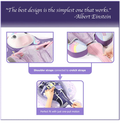 Mambobaby Float Safe Solid Core ST-Unicorn B503-143-W-Z Comfort Always: Skin-friendly Coat Baby Swimming Ring Toddler Pool Float