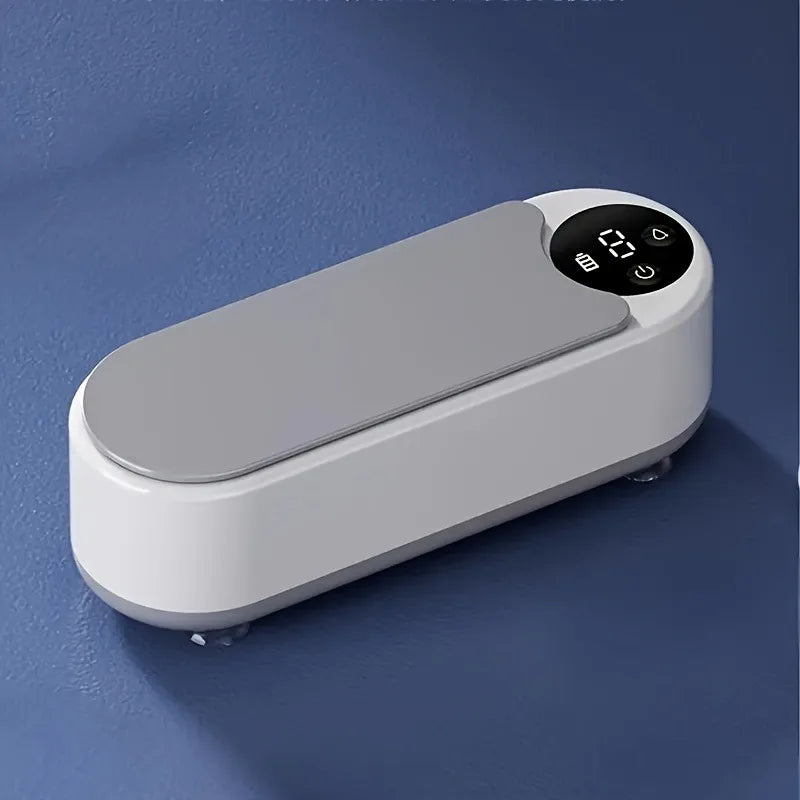 Ultrasonic Cleaner,Portable Sonic Cleaning Machine with Digital Timer,Household Cleaner for Eyeglasses,Jewelry,Rings,Dentures,Watches