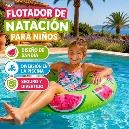 Swimming Float with Fruit Design, 3 Models Available, Sturdy Handles, Non-Toxic and Tear-Resistant Pvc, Ideal for Pool, Beach and Summer, Fun and Safe for Children and Teenagers