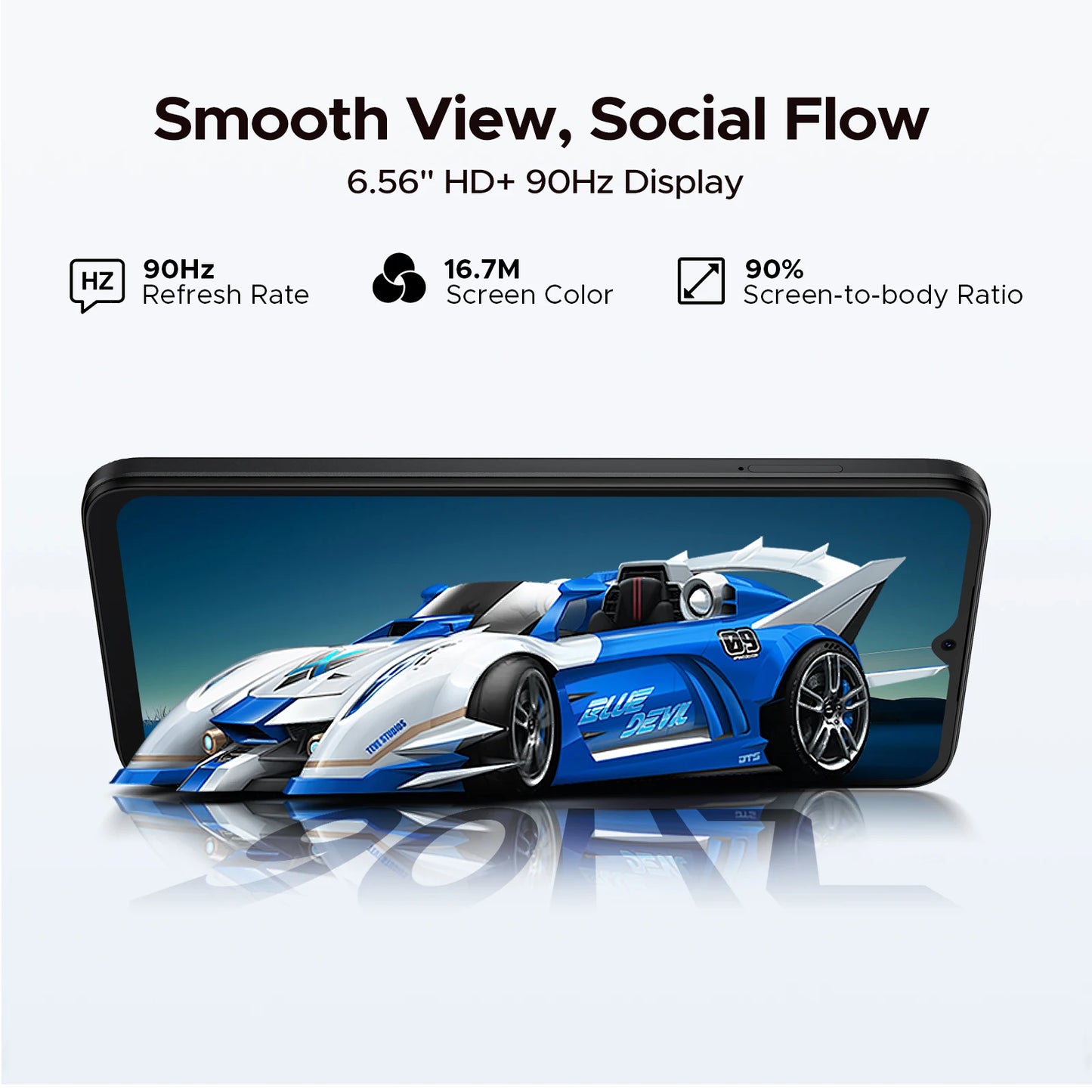 DOOGEE Note56 Pro Smartphone 32GB+128GB Android 16 6150mAh Battery 6.56'' 90Hz Screen 13MP+8MP Widevine L1 NFC Cell Phone