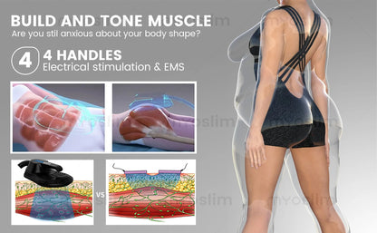 EMS Body Sculpting Machine 6500W MYIMuscle Building Fat Burning Abdominal Weight Loss Fitness Equipment