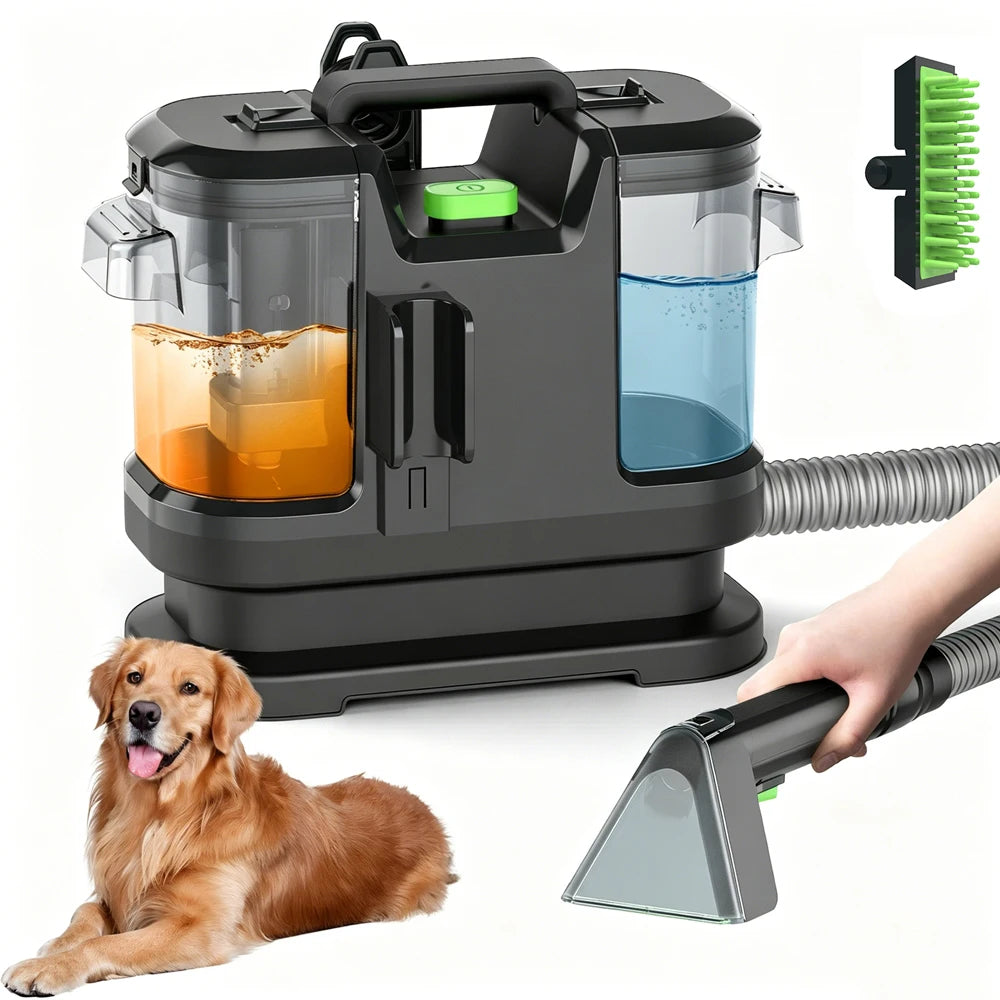 Spot Cleaner 400W-750W 9/15KPa Handheld Carpet Cleaner for Sofa Curtain Spray Suction Integrated Machine Household Clean Machine