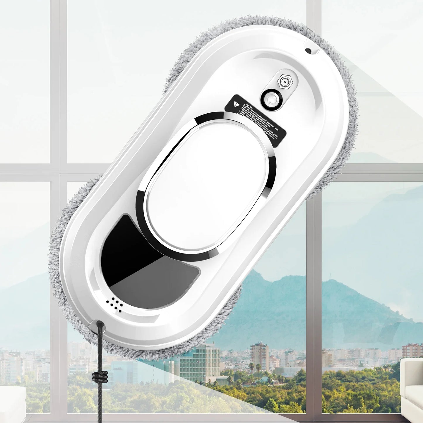 5600PA Automatic Window Cleaning Robot Smart Electric Glass Cleaner Robot Home Intelligent Auto Window Washer Cleaning Machine With Remote Control for Indoor Outdoor Window