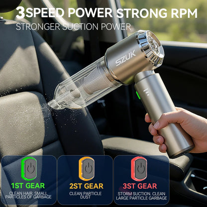 SZUK 18000PA Portable Vacuum Cleaner for Car  Dust Blower Cordless Handheld Car Vacuum Cleraner Powerful Mini Vacuum Cleaner