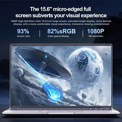 FUCHU 2026 Portable 15.6 Inch Fingerprint Unlock Backlit Keyboard Laptop Computers 16GB DDR3 RAM 512GB 1TB 2TB SSD Intel i3-6006U Notebook Windows 11 Pro Office Study Game PC Laptop