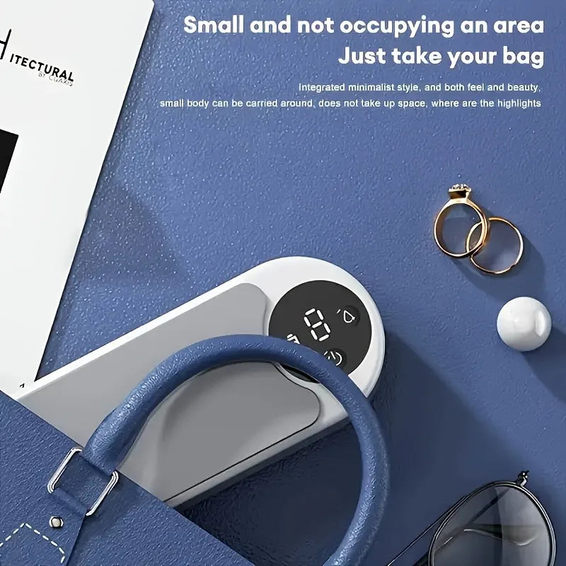 Ultrasonic Cleaner,Portable Sonic Cleaning Machine with Digital Timer,Household Cleaner for Eyeglasses,Jewelry,Rings,Dentures,Watches