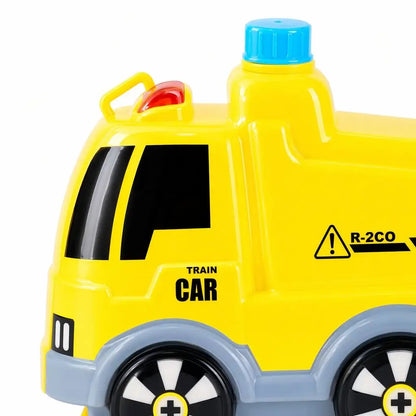 Water Gun with Car-Shaped Backpack Large Capacity Water Launcher for Kids Summer Toy for Beach and Pool