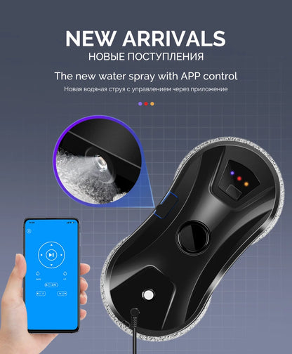 Window Robot Vacuum Cleaner Auto Working Electric Glass Limpiacristales Remote Control For Home