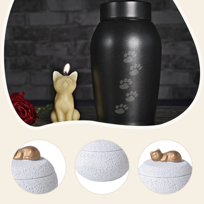 Pet Urn Cremation Memorial Urn Pets Supplies Keeping Precious Memories Urn Box for Burial Final Comforting Resting Place Funeral
