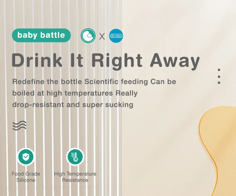 TOP Sale Baby Bottles Newborn Wide-caliber Nursing Glass Bottles Anti-flatulence Milk Feeding Bottles Infant 0-3 Month BPA Free