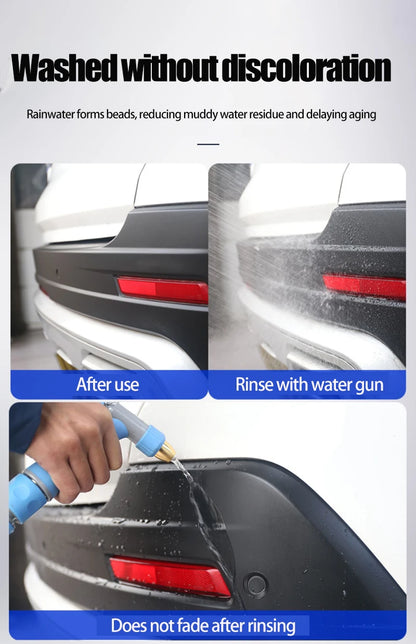 Dpro Plastic Restorer Renovator For Car Back To Black Gloss Car Clean Liquid Plastic Auto Polish Repair Coating Car Detailing