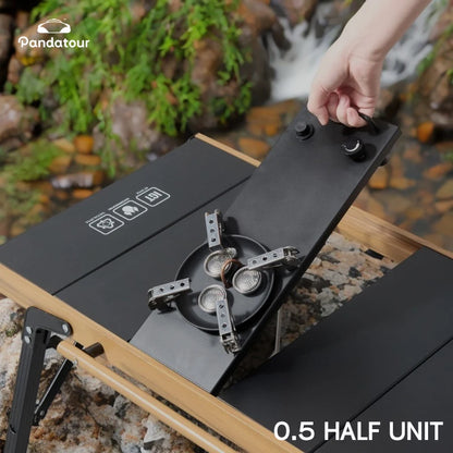 Pandatour Camping IGT Gas Stove 0.5UNT Strong FireBurner One lick Ignite Outdoor Adjustable Equipped  IGT Table Accessories