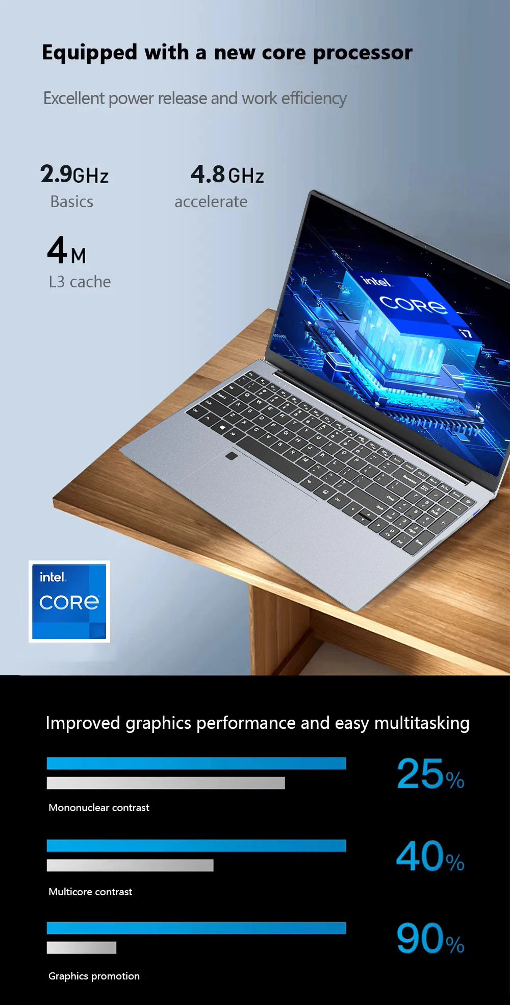 15.6 inch Laptop Computer Intel Core i9-9900 Windows 11 16GB RAM 1TB 2TB SSD Notebook PC Backlight Fingerprint Office Study Gaming Laptops