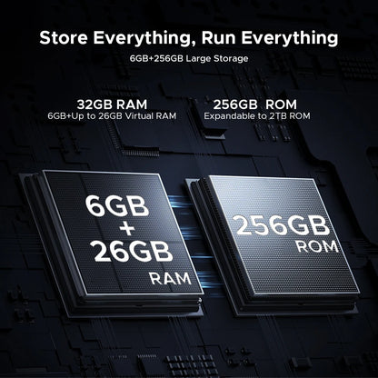 DOOGEE Tab G6 Max Tablet Android 16 32GB+256GGB 13.4'' 90Hz Display 11000mAh Battery 7.7mm Ultra-thin UNISOC T7280 Widevine L1