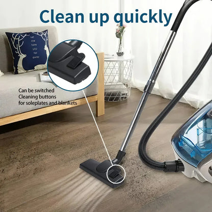 2800W Household Cylindrical Vacuum Cleaner, Multi-Cyclonic Filtration, Corded Vacuum for Hard Floors, Carpets, Pet Hair 15000PA