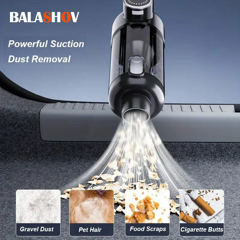 Handheld Wireless Vacuum Cleaner Strong Suction Mini Car and Home 18000Pa LED Screen Display Vacuum Cleaner One-Key Car Home Office Pet
