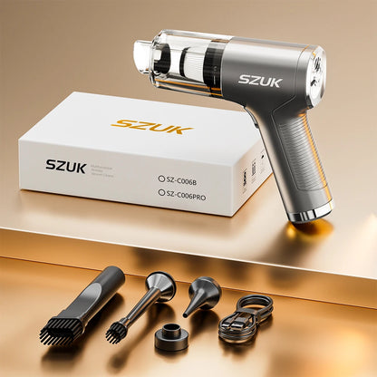 SZUK New Mini Car Vacuum Cleaner Powerful 17000PA Cleaning Machine Strong Suction Handheld Portable Wireless Vacuum Cleaner Car