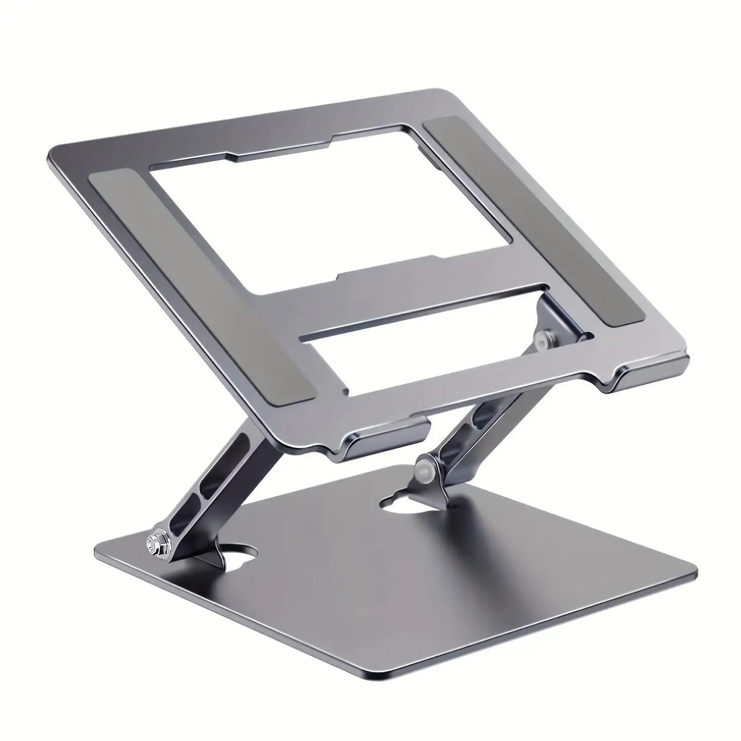1 Set Laptop Stand Silver, 360 ° Rotating Height Adjustable Notebook Holder Riser for 18 Inch Gaming Laptop, Ergonomic Desktop Bracket for MacBook PC, Gift for Students Office Gamers