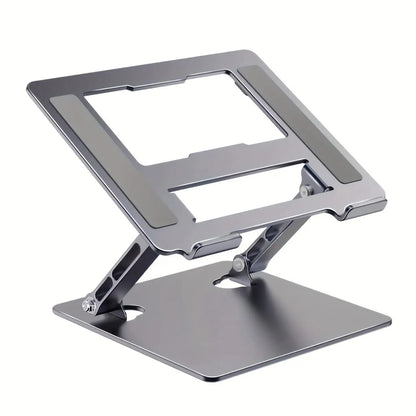 1 Set Laptop Stand Silver, 360 ° Rotating Height Adjustable Notebook Holder Riser for 18 Inch Gaming Laptop, Ergonomic Desktop Bracket for MacBook PC, Gift for Students Office Gamers