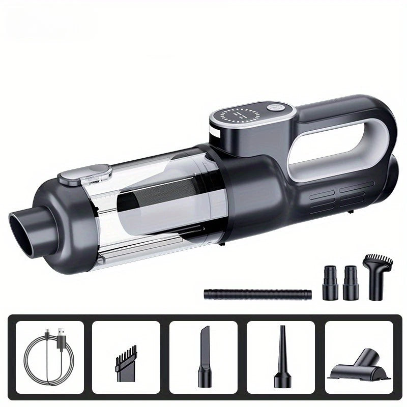 Handheld Wireless Vacuum Cleaner Strong Suction Mini Car and Home 18000Pa LED Screen Display Vacuum Cleaner One-Key Car Home Office Pet