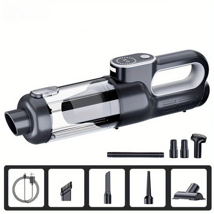 Handheld Wireless Vacuum Cleaner Strong Suction Mini Car and Home 18000Pa LED Screen Display Vacuum Cleaner One-Key Car Home Office Pet