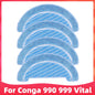Replacement For Cecotec Conga 990 Vital / Conga 999 Vital Robot Vacuum Cleaner Spare Parts Main Side Brush Hepa Filter Mop Rag