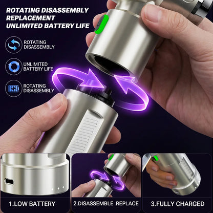SZUK Car Vacuum Cleaner Portable Blower Handheld Cleaning Machine with LED Light Powerful Wireless Mini Vacuum Cleaner for Car