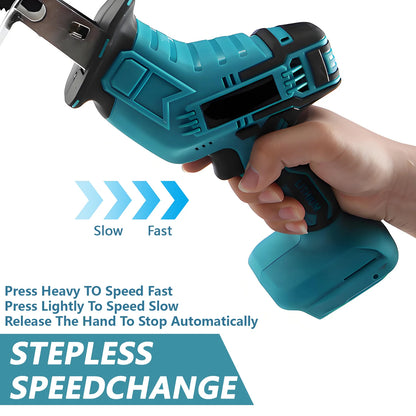 4000rpm Cordless Electric Reciprocating Saw Variable Speed Metal Wood Cutting Tool Electric Saw Suitable for Makita 18V Battery
